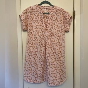 Uncle Frank Linen Mini Dress Side S/M